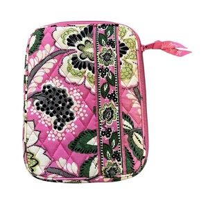 Vera Bradley “Priscilla” Pink Floral Kindle / Device Case ~7”x9”x.75”